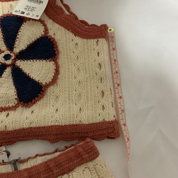 Sea new york Zara collaboration girls 11/12 matching set, crochet floral outfit - Picture 4 of 13